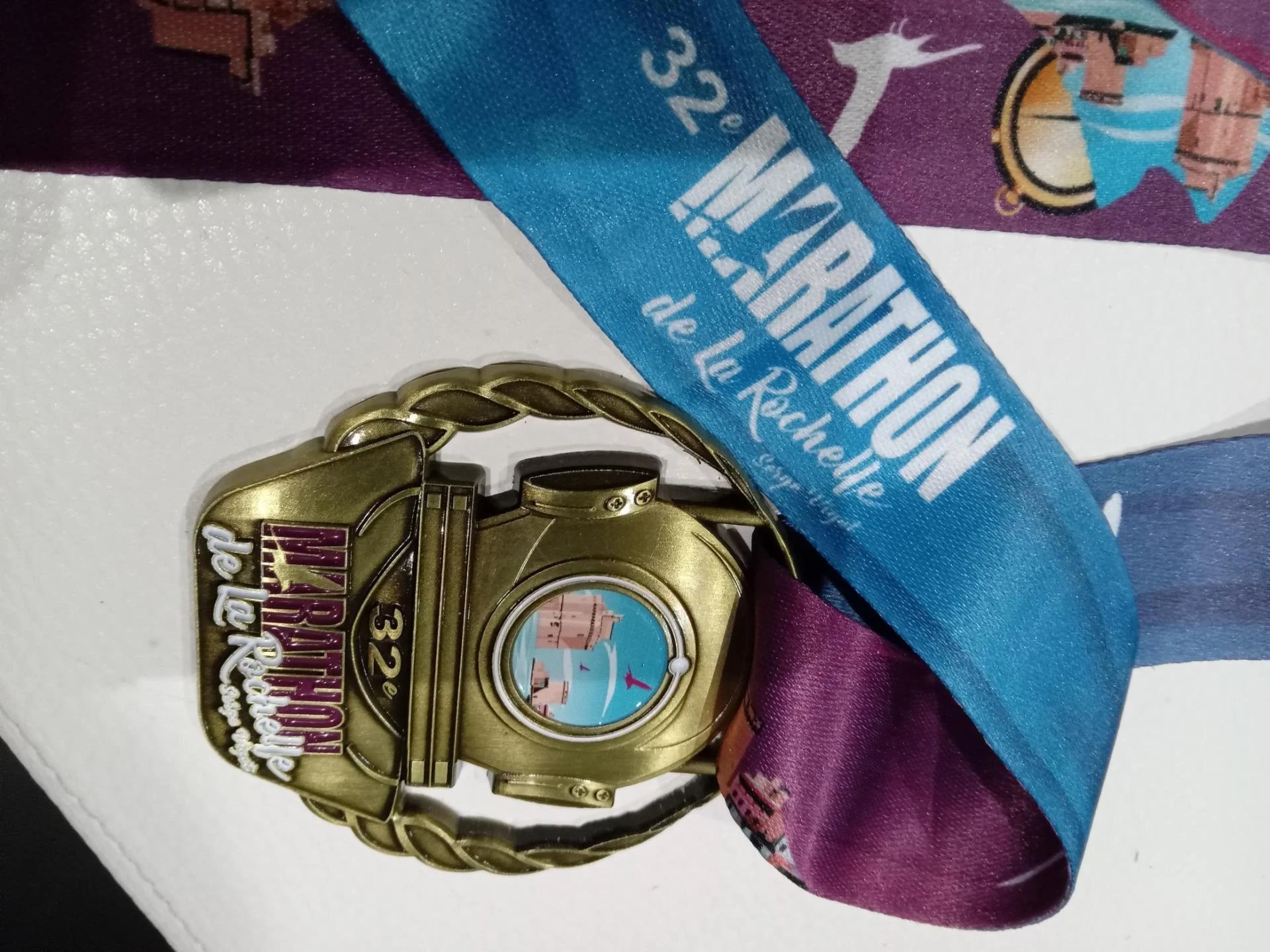 Semi marathon La Rochelle 2023 Medaille